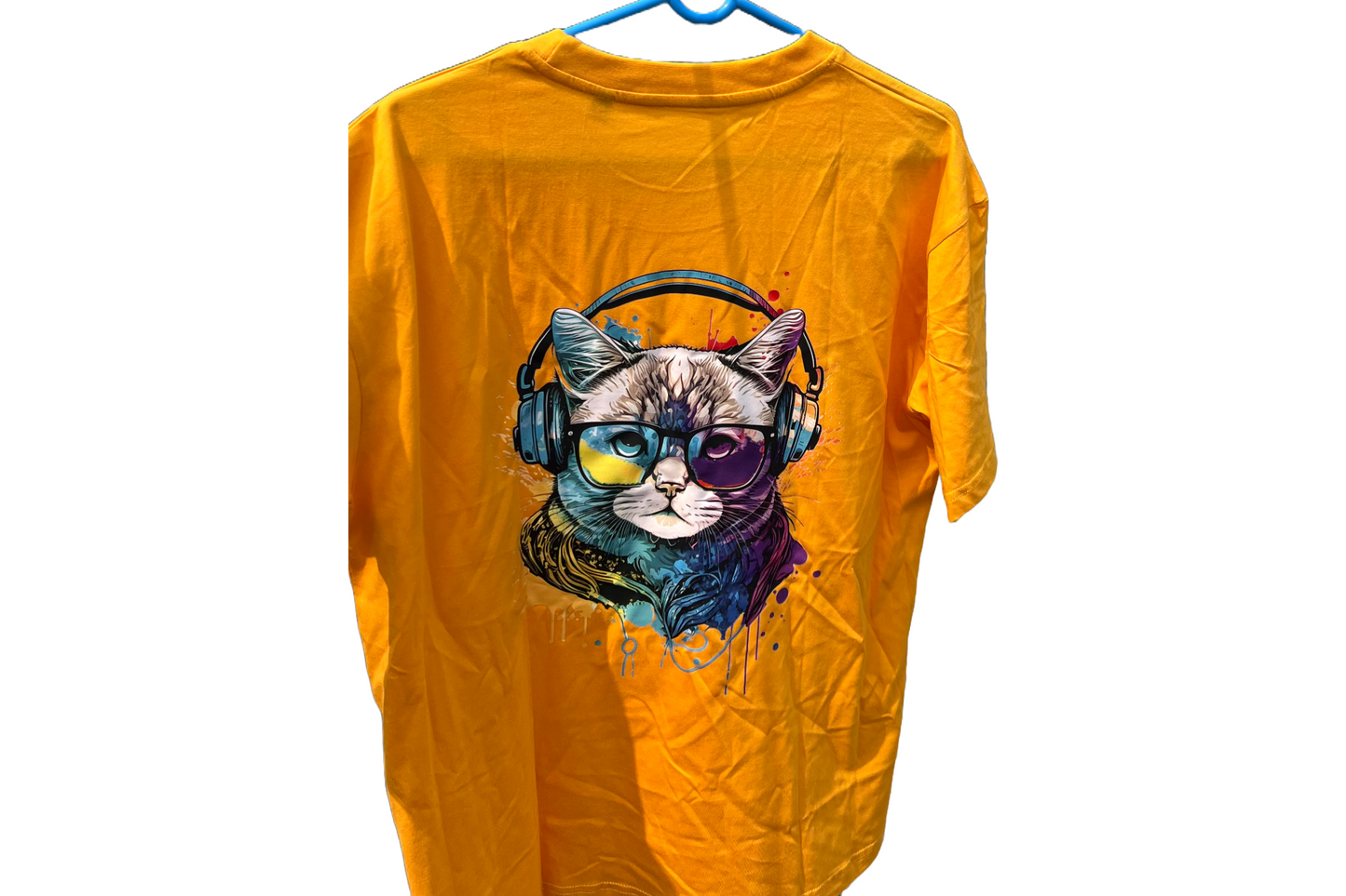 Oversize Music Cat Tshirt