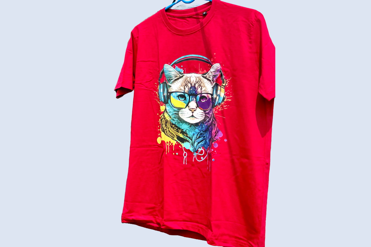 Oversize Music Cat Tshirt